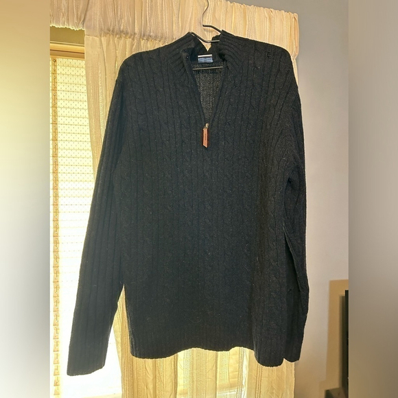 Colombia large men’s long sleeve 100% wool sweater - Picture 1 of 9
